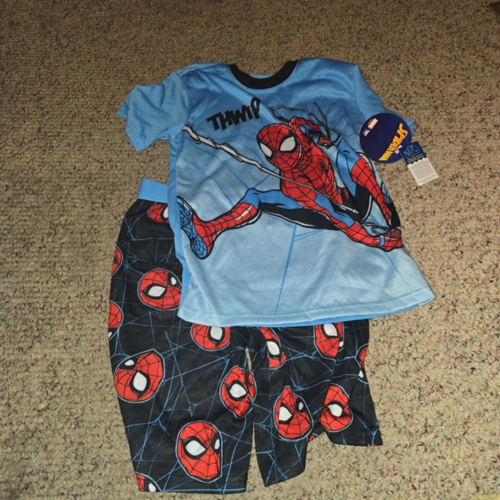 Marvel Blue and Black Spider-Man Pajama Set